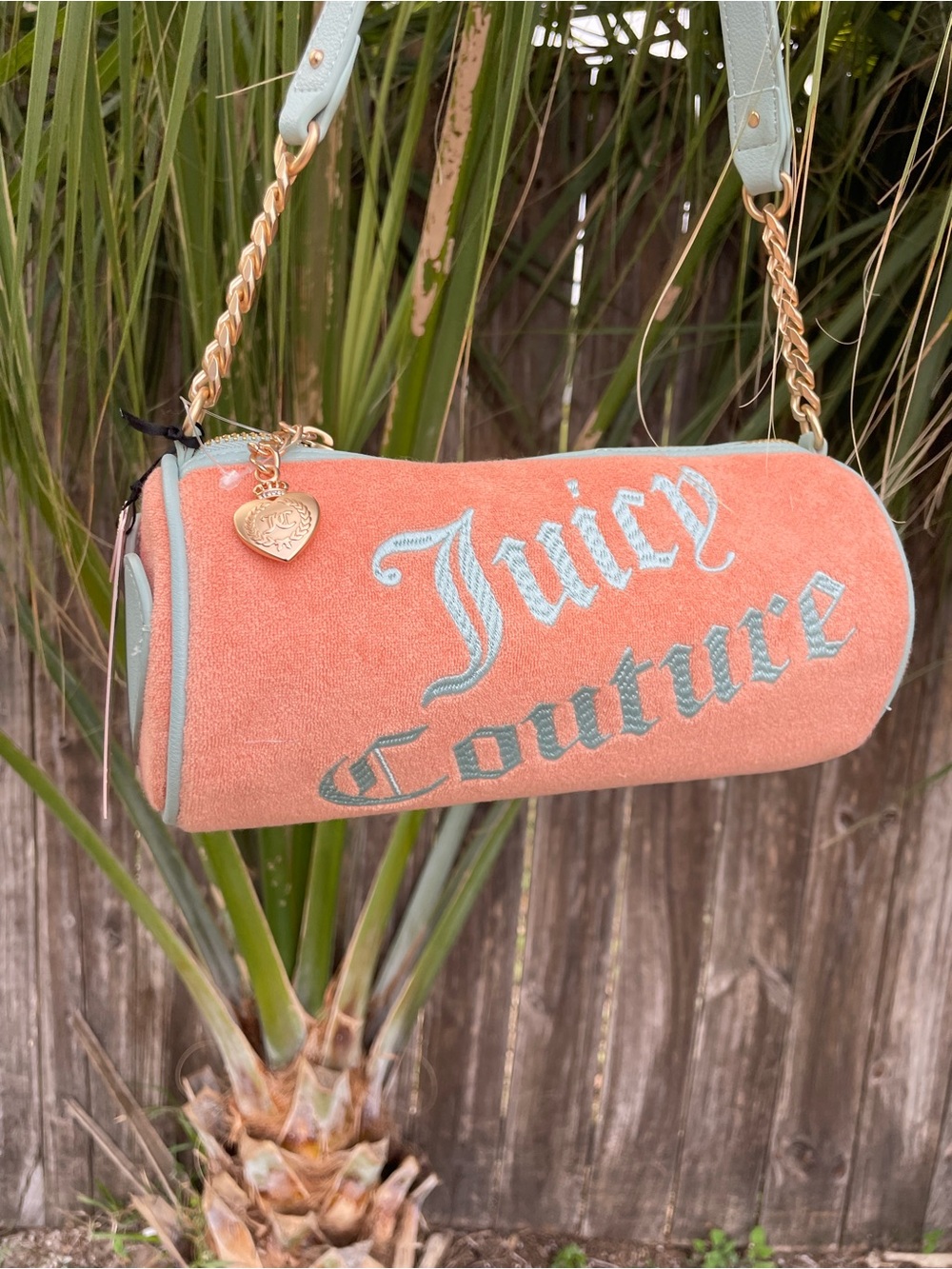 Juicy Couture Peach Fuzz Barrel Bag